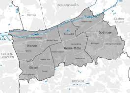 Ortname und ortszusatz alte plz neue plz bundesland; Stadt Herne Bezirke Stadtteile Plz Stadtkarte