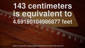 Centimeters to feet conversion tables, formulas and definitions. 143 Cm To Ft How Long Is 143 Centimeters In Feet Convert