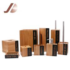 Burton harbor 4 piece bathroom hardware bath accessory set w/ euro toilet paper holder, brushed. Jd Br201 High Quality Bamboo Wood Bathroom Accessories Customize Laser Logo Bathroom Accessory Sets For Hotel Buy Wooden Bathroom Accessory Cheap Bathroom Accessories Sets Hotel Bathroom Accessory Product On Alibaba Com