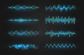 Sound Waves Icon Set Luminous Lines Depicting A Sound Or Radio Wave Music Equa Spon Set Luminous Lines Sound Ad Waves Icon Sound Waves Icon Set