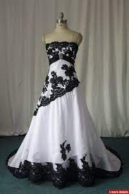 Black And White Wedding Dresses Black Lace Wedding Dress Style White Black Lace Wedding Halloween Wedding Dresses Black Lace Wedding Dress Bridal Dresses