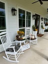 Farmhouse Porch Fall Front Porch Decor Front Porch Decorating Rocking Chair Front Porch
