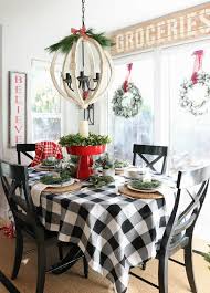Buffalo Check Christmas Kitchen In 2020 Christmas Decor Trends Christmas Fireplace Decor Christmas Dining Room Decor