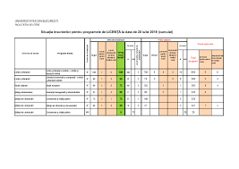 Începând de luni, 15 martie 2021, facultatea de filosofie a universității din bucurești a lansat procedura de preînscrieri pentru admiterea 2021. Admitere LicenÈ›Äƒ 2019 Facultatea De Litere
