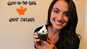 Glow-in-the-Dark Ghost Cupcakes