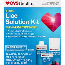 Cvs Health 3 Step Lice Solution Kit Maximum Strength Cvs Pharmacy
