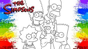Maybe you would like to learn more about one of these? The Simpsons Coloring Book Page Art For Kids How To Color Homer Marge Maggie Bart Colours Cartoon Youtube