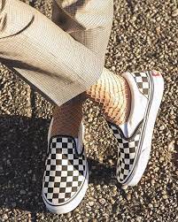Checkerboard Slip On Shop Shoes At Vans Vans Girls Casual Fashion Trends Best Summer Shoes