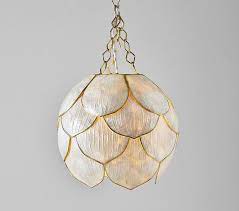 Natural capiz shells each framed in. Capiz Pearl Flower Shell Pendant