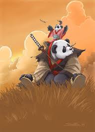 Warcraft Iii Pandas Panda Art Warcraft Art Panda Painting