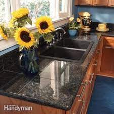 Ceramic tiles are made from natural clay that is burned to remove excess moisture. Granite Countertops How To Install Granite Tile Diy Family Handyman