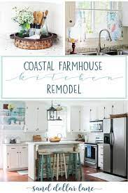 Farmhouse Kitchen Remodel Coastal Farmhouse Style Sand Dollar Lane Coastal Farmhouse Kitchen Farmhouse Kitchen Diy Coastal Farmhouse Style