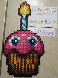 Chicas Cupcake Perler Beads Perler Bead Art Perler Beads Perler Bead Patterns
