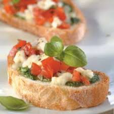 Bruschetta With Fresh Mozzarella And Pesto Featuring Galbani Bruchetta Recipe Mozzarella Recipes Homemade Bruschetta