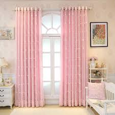Princess Baby Light Pink Curtains Blackout Drapes Sheer For Girls Room