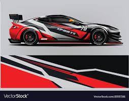 sport car racing wrap design design royalty free vector sponsored racing wrap sport car ad car wrap design car wrap car graphics