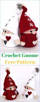 Crochet Gnome Free Pattern Migurumi Crochet Christmas Softies Toys Free Patterns Christmas Crochet Patterns Crochet Xmas Holiday Crochet