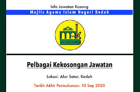 Di negeri kedah, pegawai tadbir negeri (ptn) lebih dikenali dengan panggilan kedah civils service (kcs). Info Jawatan Kosong Terkini Majlis Agama Islam Negeri Kedah Jawatan Kosong Terkini