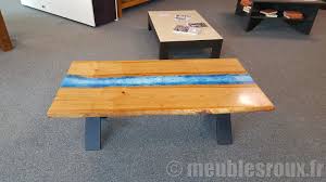 table basse en merisier et resine epoxy table basse en merisier table basse design table basse
