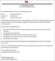 Untuk anda yang ingin mencari cotoh surat keterangan bekerja pada suatu perusahaan, mungkin surat keterangan pengalaman kerja berikut ini ak. 21 Contoh Surat Pengalaman Kerja Simple Menarik Unik