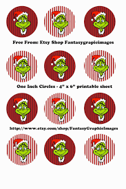 Free Printable Collage Sheets Free Bottle Cap 1 Circle Collage Sheets Grinch Party Grinch Christmas Decorations Grinch Christmas