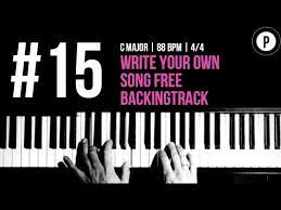 Tracks for singers, guitarists and songwriters. 15 Write Your Own Song Free Backingtrack Youtube