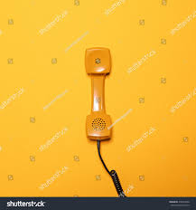 Retro Yellow Telephone Tube On Yellow Background Flat Lay Sponsored Spon Telephone Yellow Retro Tube Retro Social Media Design Graphics Yellow
