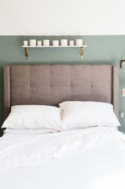 linen sheets are a game changer ave styles green bedroom walls sage green bedroom grey headboard