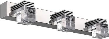 Check spelling or type a new query. Yitahome Modern Crystal Bathroom Vanity Light 3 White Led Chrome Stainless Steel Vanity Lights Fixtures With 6000k Cool White Light For Bathroom Bedroom Living Room Hallway Home Decor Indoor Amazon Com