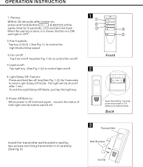 Ceiling fan switch wiring for fan and light kit. Hh R001 Ceiling Fan Remote Controller User Manual Rc001 Ce Ae Za Cdr Hong Kong China Electric Manufacture