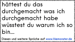 Hättest Du Das Durchgemacht Was Ich Durchgemacht Habe Wüsstest Du