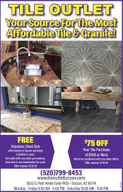 Is located in tucson, az, specializes in cleaning, sealing, restoration, and repair of all types of tile, grout, natural stone,…. Tuesday November 20 2018 Ad Tile Outlet Tucson Green Valley News Sun