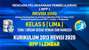 Tujuan download rpp tematik sd/mi kelas 5 semester 1 (satu) tema 1, 2, 3, 4 dan 5. Rpp 1 Lembar Kelas 5 Tema 1 Sd Mi Kurikulum 2013 Revisi 2020 Tahun Pelajaran 2020 2021 Datadikdasmen Com