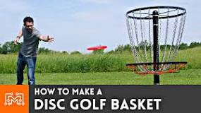 Image result for how to make a frisbee golf basket