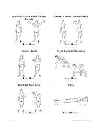 Dumb Bell Workout Workout Routines
