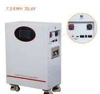 25.6 v 300ah 7.5Kwh lifepo4 battery can work with 3KW hybrid ...