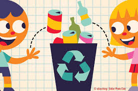 motivate kids to use recycling bins waste wise products