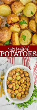 This Roasted Baby Potatoes Recipe Makes Such An Easy And Delicious Side Dish It Is Five I Baby Potato Recipes Easy Potato Recipes Baby Potato Recipes Roasted