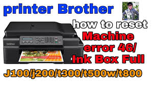 We recommend this download to get the most functionality out of your brother machine. Brother Printer Error 46 Ink Box Full How To Reset Youtube