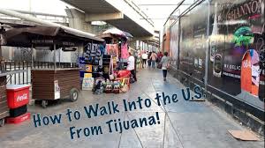 Tijuana Mx San Ysidro Usa Border