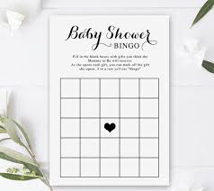 The arrival of a baby is one of life's most important events. Free Baby Shower Game Bingo Black And White Instant Download Printable Printable Market