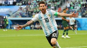 Messi's magical left foot gave dominant argentina a deserved. Lionel Messi Scores First 2018 World Cup Goal For Argentina And Diego Maradona Loses It Cbssports Com