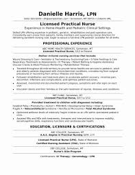 Graduate Nurse Resume Objective Of Nursing Resume Examples With Clinical Experience Beautiful Licensed Practical Nurse Resume Sample Free Templates