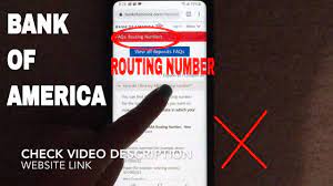 Highly political given how small the bank is in the us. Bank Of America Routing Number Where Is It Youtube
