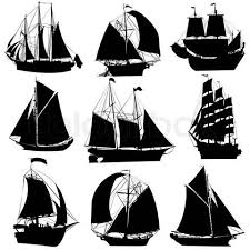 Tall Ships Ship Silhouette Sailing Ships Silhouette Stencil
