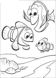Finding nemo color pages coloring home. Finding Nemo Coloring Pages A Free Printable Collection