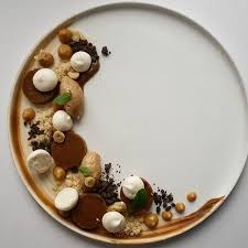 Panna Cotta Hazelnut Mousse Caramel Meringues By Semgrotenhuis Chefsofinstagram Dessert Presentation Meringue Desserts Food