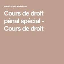 Cours De Droit Penal Special Cours De Droit Cours De Droit Droit Penal Cours Droit