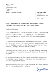 Vous pouvez également lui remettre votre demande de résiliation en main propre contre récépissé ou émargement, ou encore procéder par acte d'huissier. Lettre De Resiliation Assurance Auto Loi Hamon Modele De Lettre Gratuit