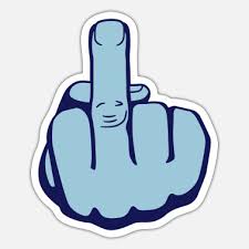 Stickers doigt dhonneur à acheter en ...